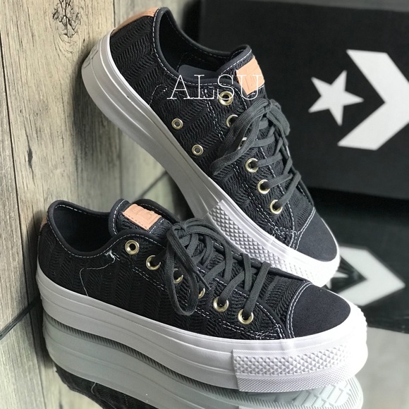 converse ctas lift ox black